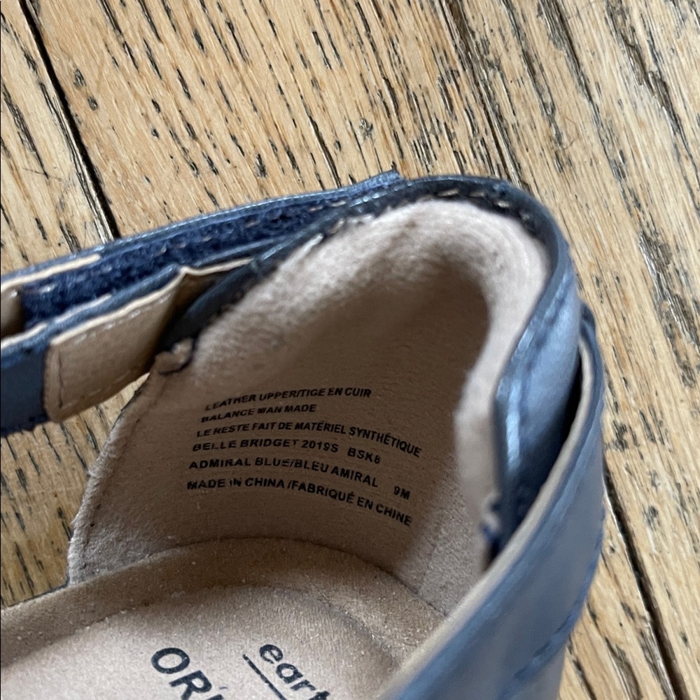 Earth Origins New Womens Sandals dark blue size 9 - Picture 4 of 8